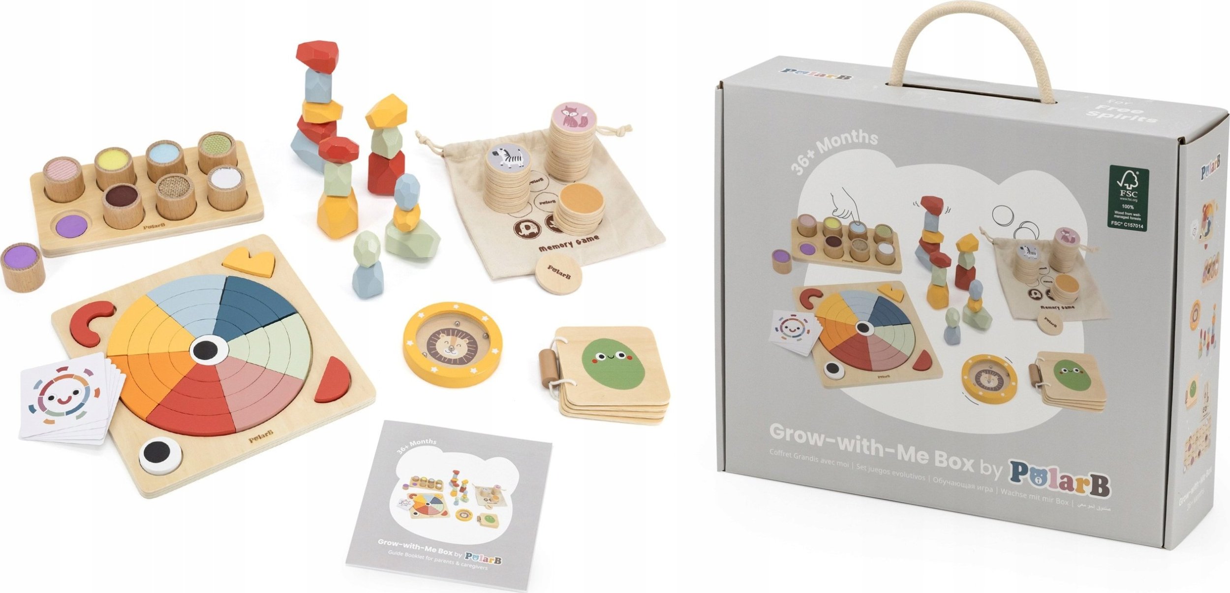 ML VIGA Zestaw Zabawek Edukacyjnych Pudełko Box od 36 miesiąca