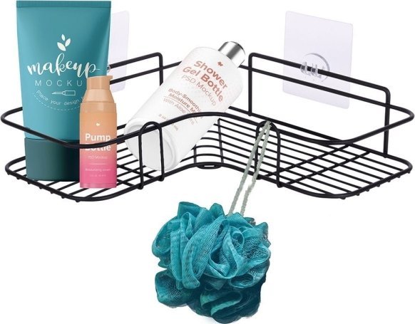 Vilde Narożna Półka Łazienkowa Do Kabiny Prysznicowej 569734