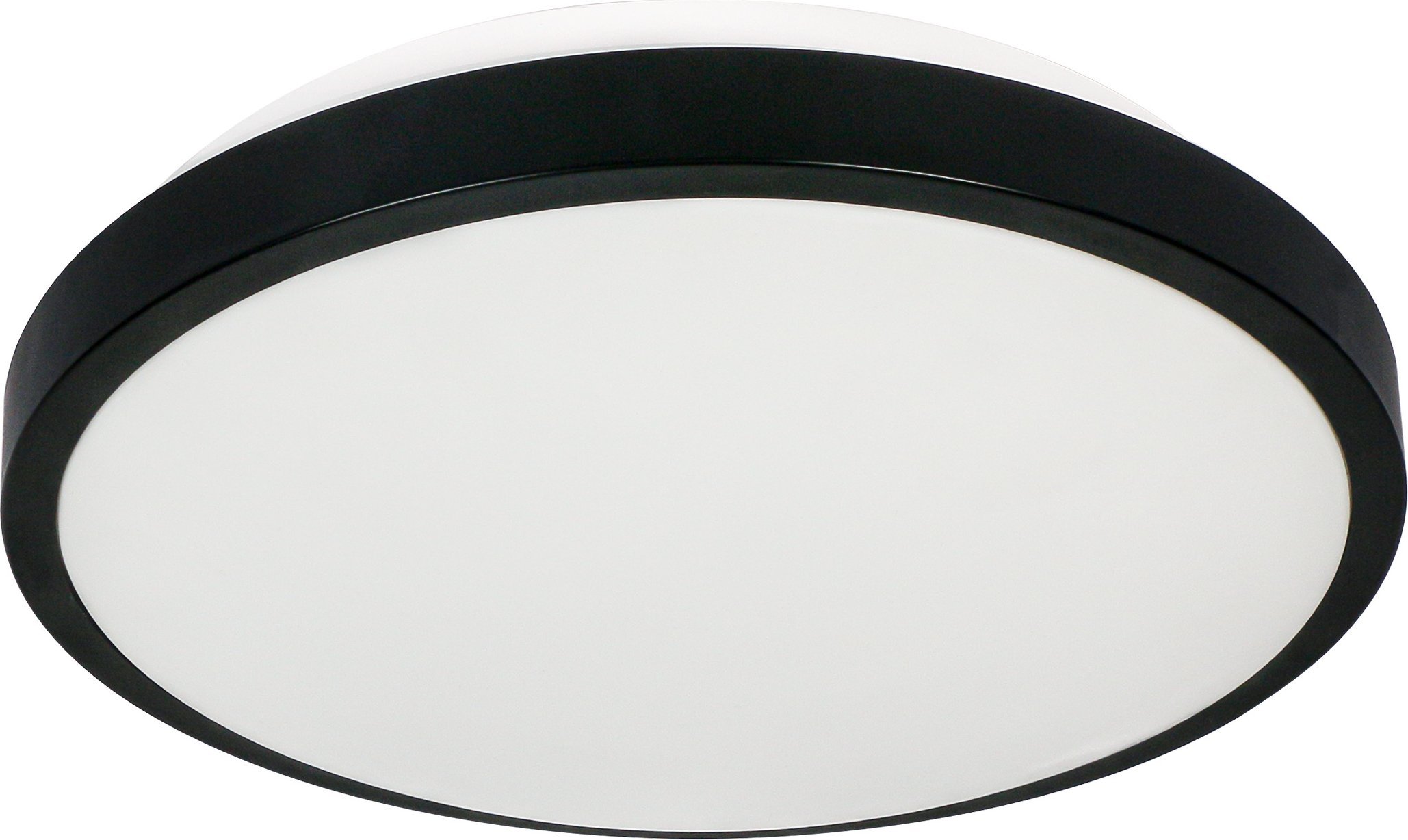 Lampa sufitowa Orno SELENE plafon 2xE27, max. 2x60W, czujnik mikrofalowy, IP54, czarny