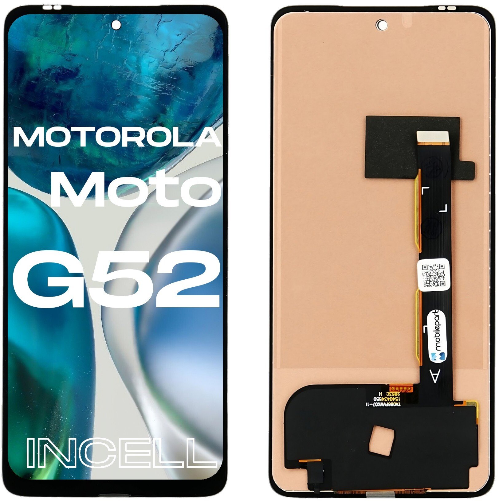 Wyświetlacz do Motorola Moto G52 LCD XT2221 Ekran Incell