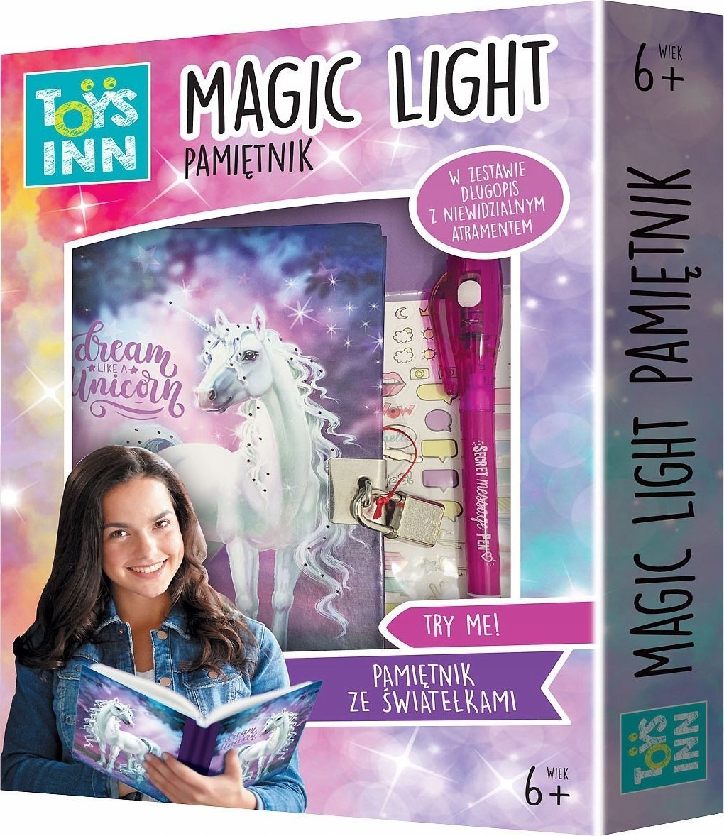 Stnux Pamiętnik Magic Light Unicorn