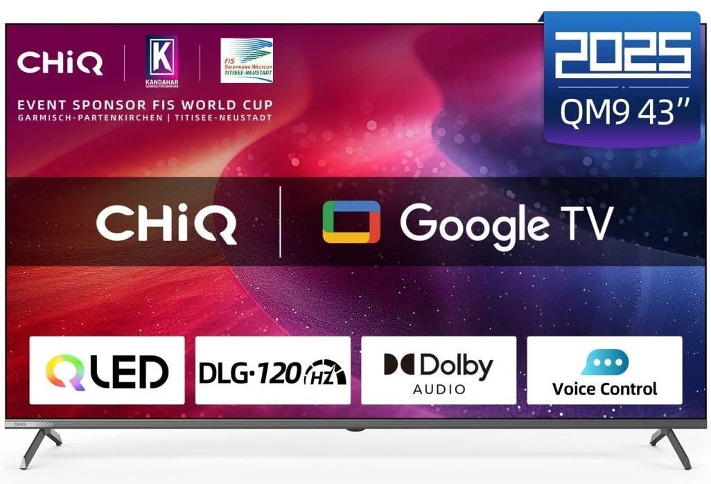 CHiQ U43QM9G TV 43", UHD QLED Google TV