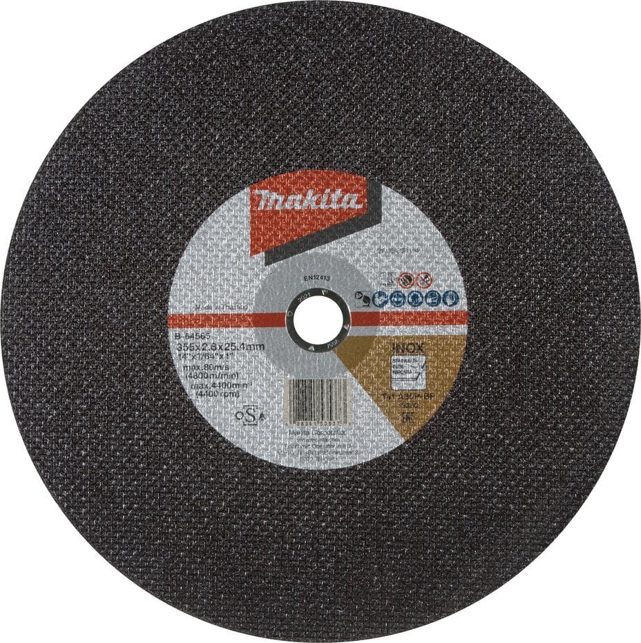 Makita MAKITA TARCZA MET. 355mm x 2,8mm x 25,4mm /5szt. INOX DO LW1401