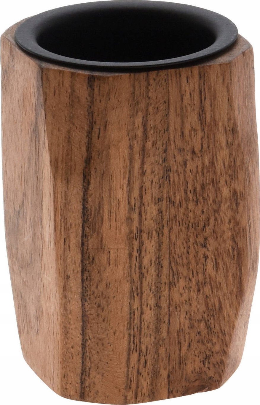 Home Styling Collection Drewniany świecznik, akacja, 8 cm