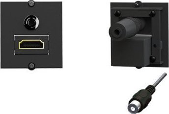 Bachmann Ramka BACHMANN 1xHDMI 90+1xMiniJack