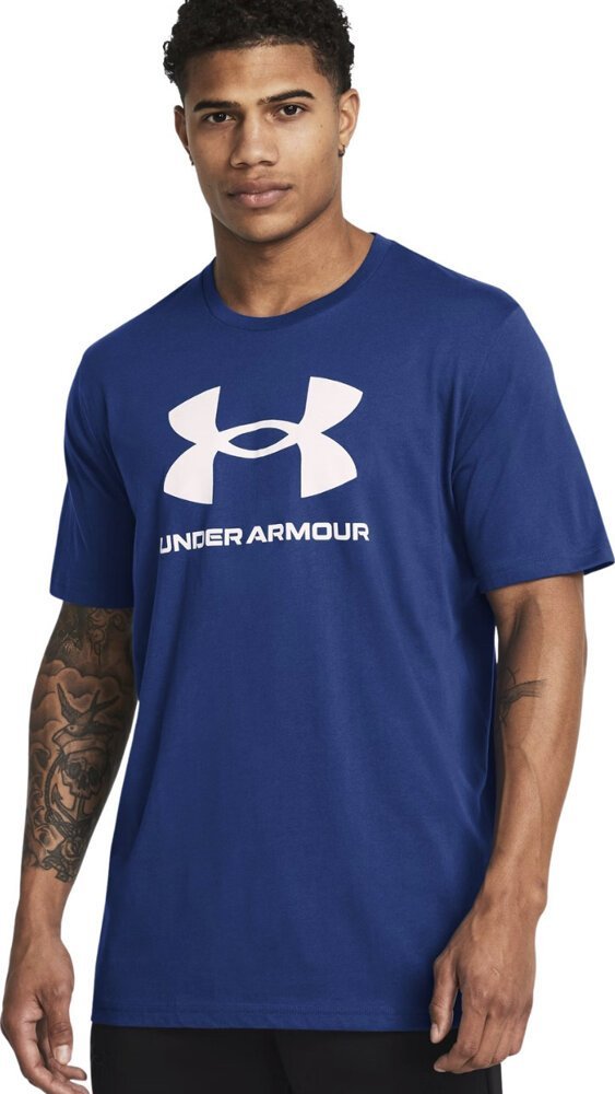 Under Armour Koszulka męska Under Armour Sportstyle Logo ciemnoniebieska 1382911 432 2XL