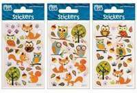 Sticker BOO Naklejki silver sowy (246508)