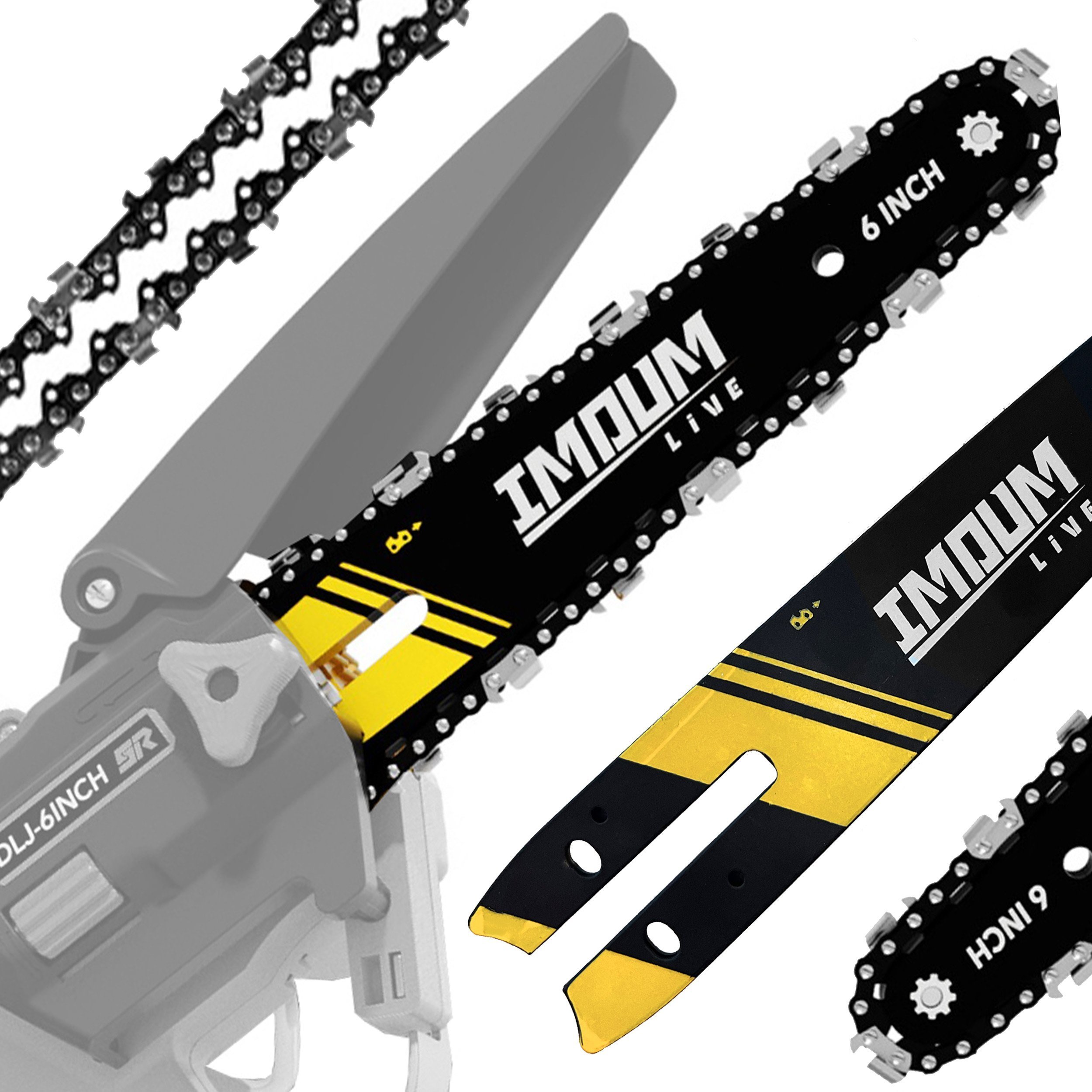 Piła łańcuchowa IMOUM PROWADNICA + ŁAŃCUCH DO PIŁY ŁAŃCUCHOWEJ IMOUM 6'' DLJ06