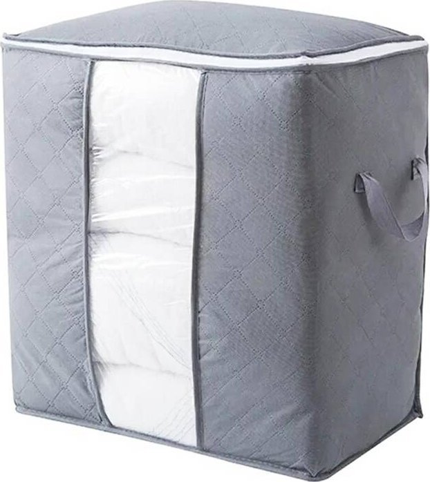 Aptel POKROWIEC na Pościel Ubrania 47x43x28cm szary AG900A