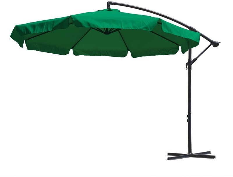 DUŻY PARASOL OGRODOWY W KOLORZE ZIELONYM