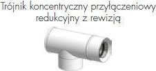 De Dietrich Trójnik koncentryczny przyłączeniowy z rewizją redukcyjny 60/100-80/125