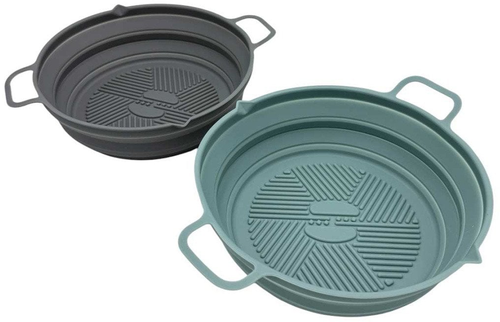 WKŁAD SILIKONOWY DO FRYTOWNICY SKŁADANY OKRĄGŁY 19cm