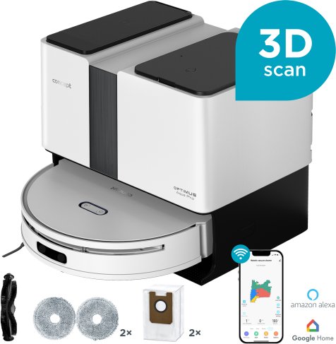 Robot sprzątający z mopowaniem 2w1 OPTIMUS Aqua Pro Laser 3D VR4050