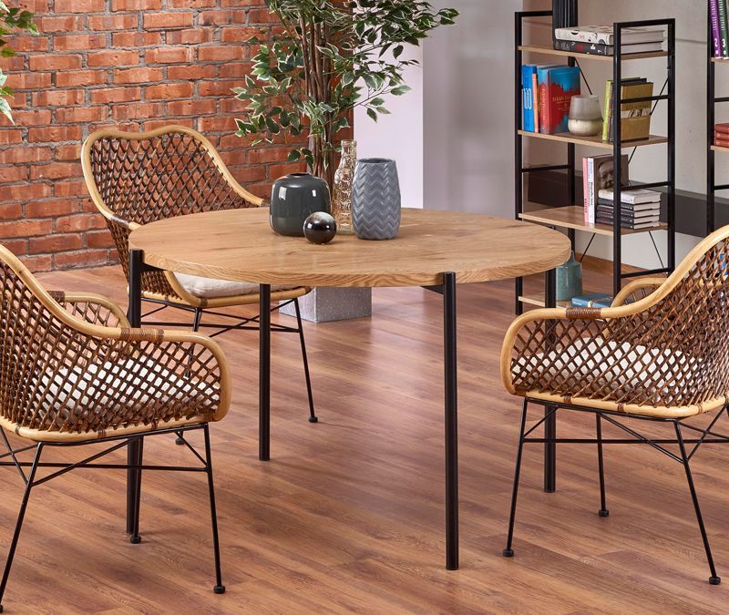 Elior Okrągły stół Lantio - dąb złoty