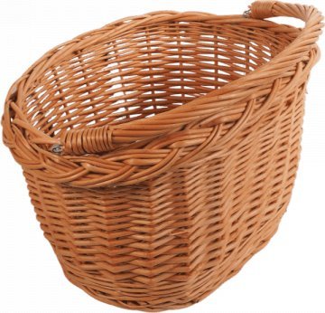 Wnuk Kosz rowerowy przedni (Haki/naturalny)