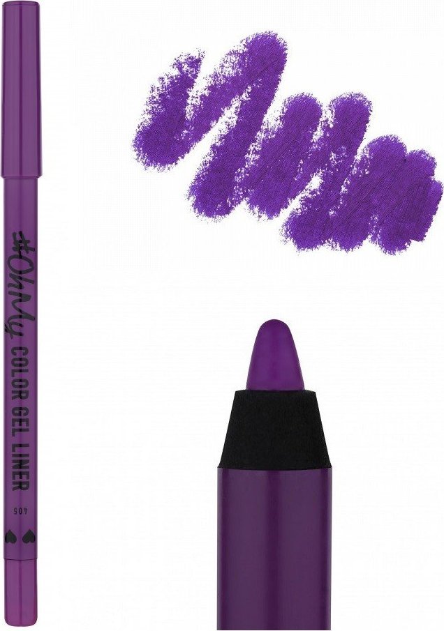 LAMEL OhMy Żelowa Kredka do oczu Color Gel Liner nr 405 - fioletowa 1.4g
