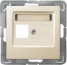 Ospel Obudowa gniazda teleinformatycznego pojedynczego IMPRESJA ecru (GPK-1Y/p/27)