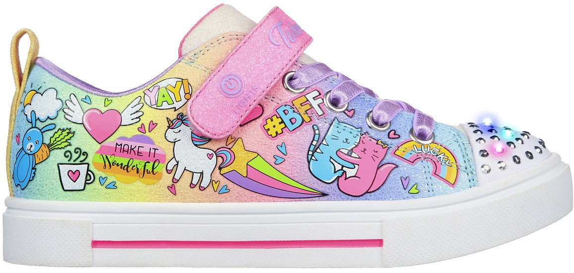 Skechers dziecięce buty świecące SKECHERS BFF MAGIC 314786L MLT 31