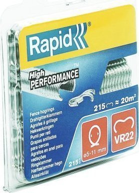 Rapid Zszywki zaciskowe do ogrodzenia Rapid VR22 - 215 szt.