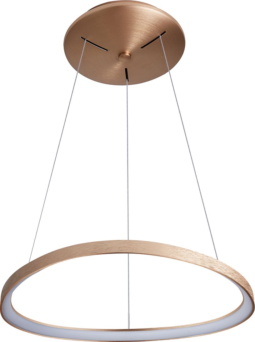 Lampa wisząca Italux Morfi ledowa nowoczesna minimalistyczna złoty (5355-848ROP-GB-3)