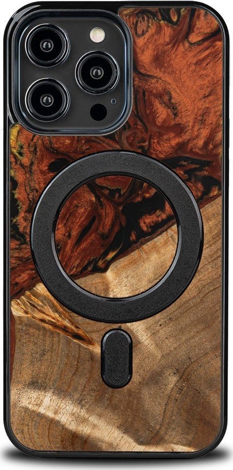 BeWood Etui Bewood Unique na iPhone 14 Pro Max - 4 Żywioły - Ogień z MagSafe
