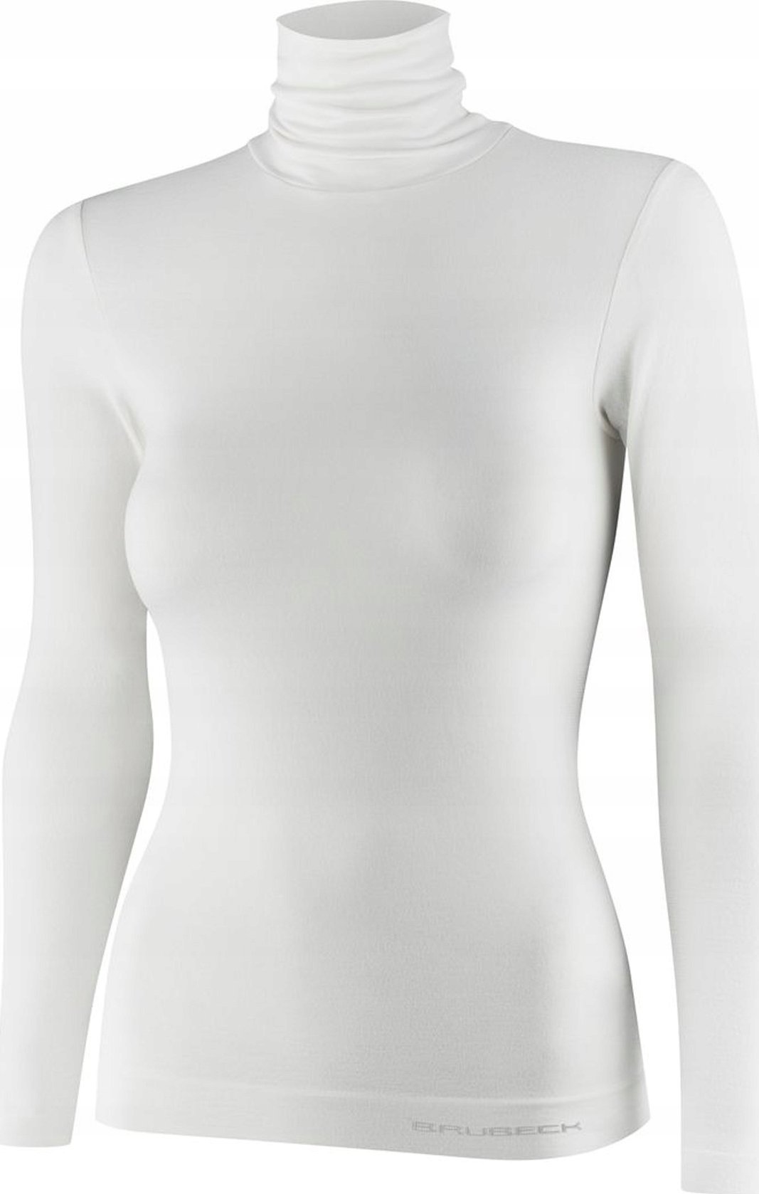 Brubeck LS1627W Koszulka damska z golfem COMFORT MERINO kremowy S