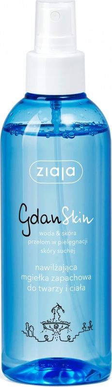 Ziaja GdanSkin nawilżająca mgiełka zapachowa do twarzy i ciała 200ml