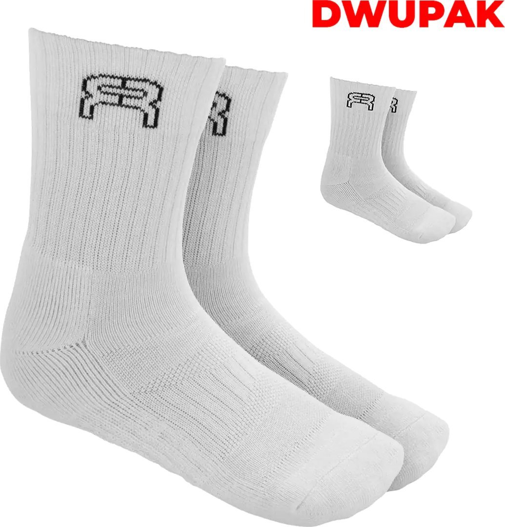 Seba/FR Skates Skarpety FR Sport Socks 2 Pack White 39-41