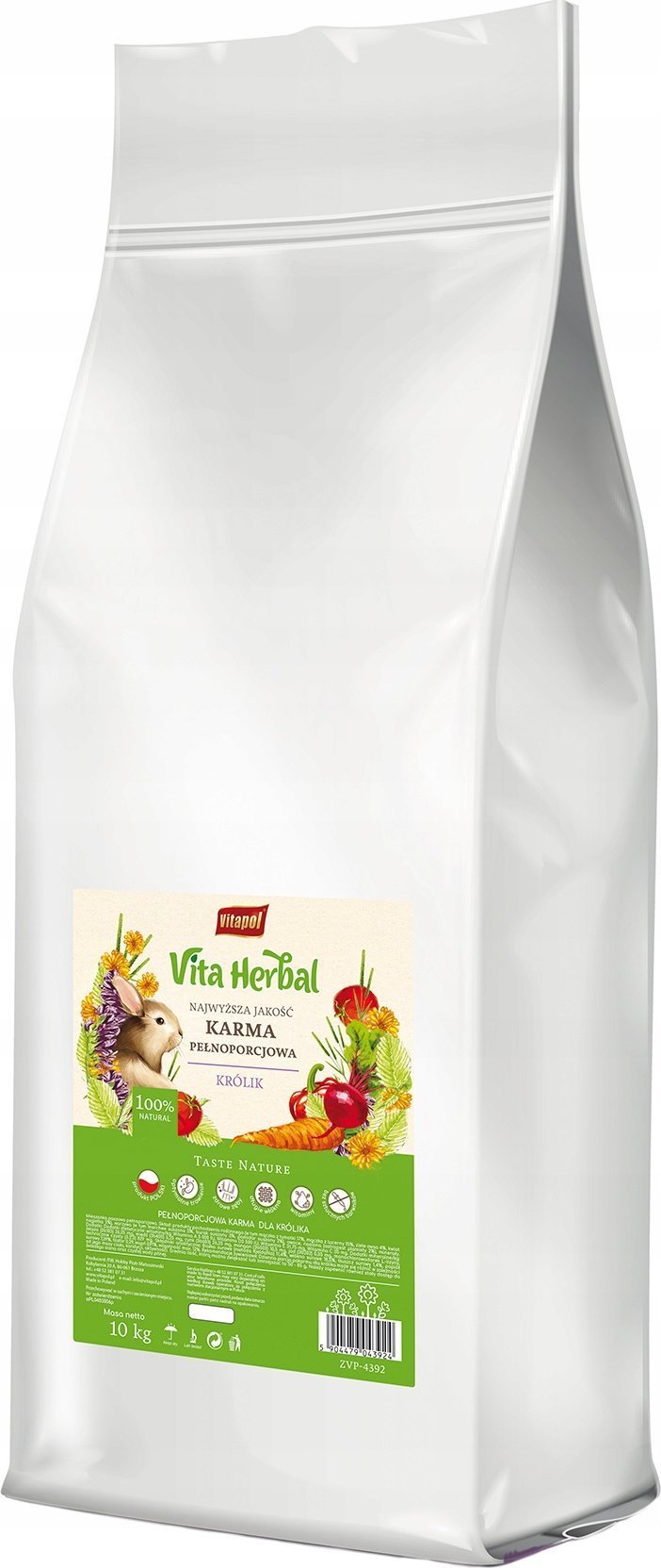 Vitapol Karma podstawowa Vita Herbal dla królika 1000g (ZVP-4392)