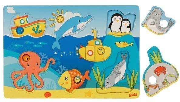 Puzzle zakryj tło Zwierzęta morskie