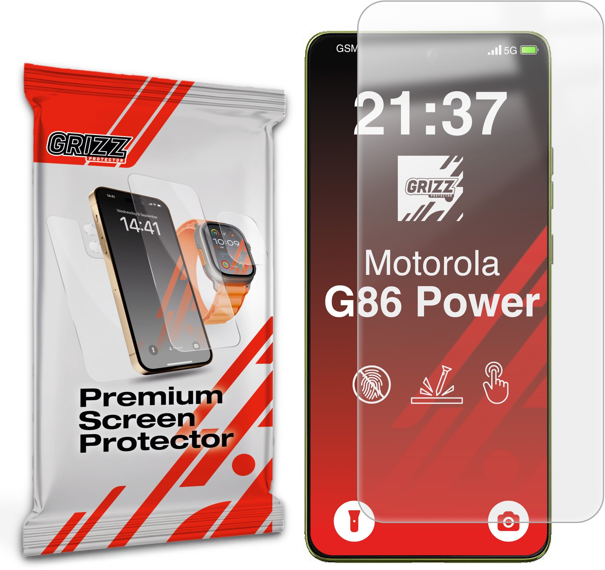 Folia matowa GrizzGlass PaperScreen do Motorola Moto G86 Power