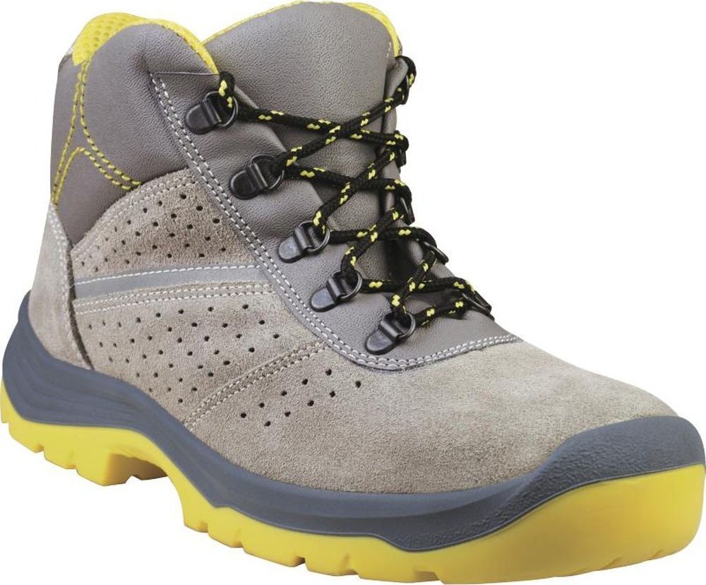 Delta Plus TANGARA2 S1P SRC - trzewiki z dwoiny skórzanej welur z podnoskiem i wkładką antyprzebiciową 44