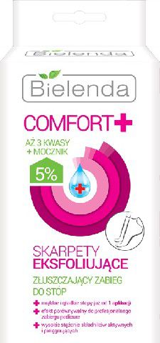 Bielenda Comfort + Skarpety eksfoliujące do stóp 1op.-2szt