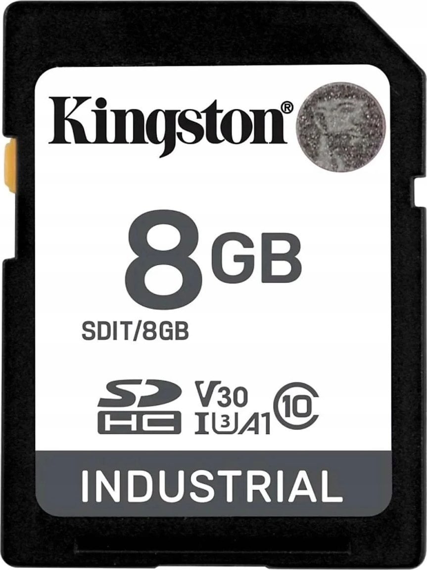 Karta Kingston Industrial SDHC 8 GB Class 10 UHS-I V30 (SDIT/8GB)