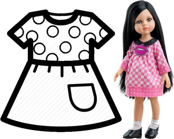 paola reina PAOLA REINA Ubranko dla lalek 32 cm 54454