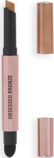 Makeup Revolution Makeup Revolution Lustre Wand Eyeshadow Stick Cień do powiek w sztyfcie - Obsessed Bronze 1szt