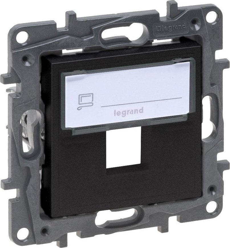 Legrand Adapter Keystone Legrand Niloe Step 863587 pojedynczy czarny