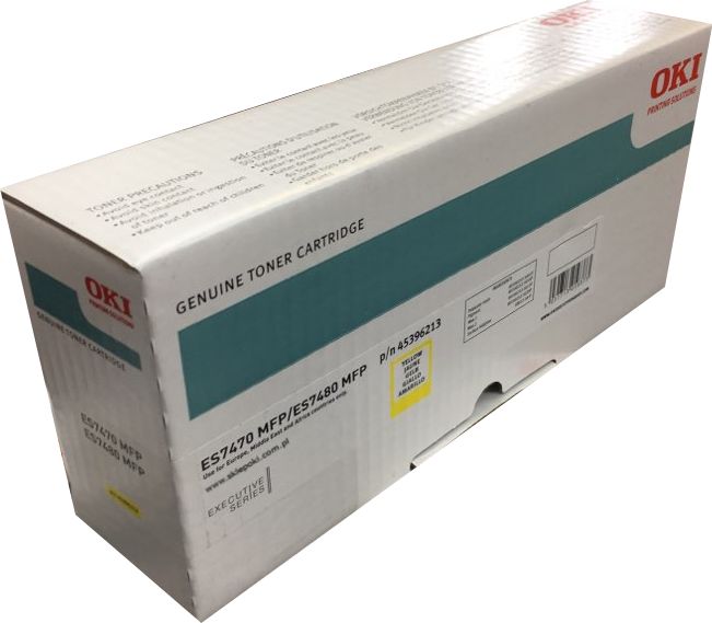 Toner OKI ES7470/80 Yellow Oryginał (45396213)