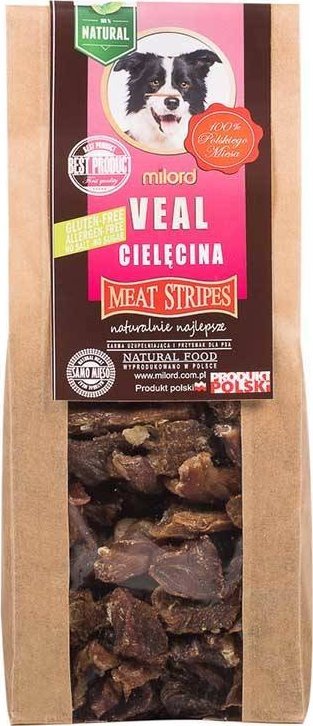 Przysmak dla psa - cielęcina w kawałkach 150 g