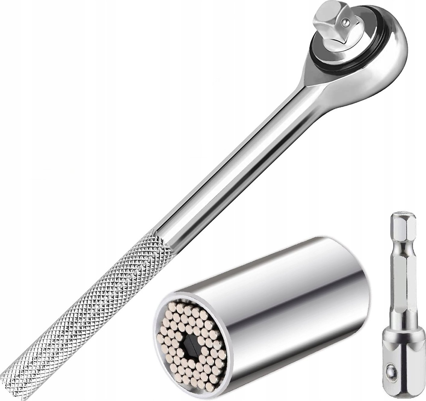 Falon-Tech NASADKA UNIWERSALNA KLUCZ 7-19 mm GRZECHOTKA 3/8 IGIEŁKOWA KLUCZE NASADOWE