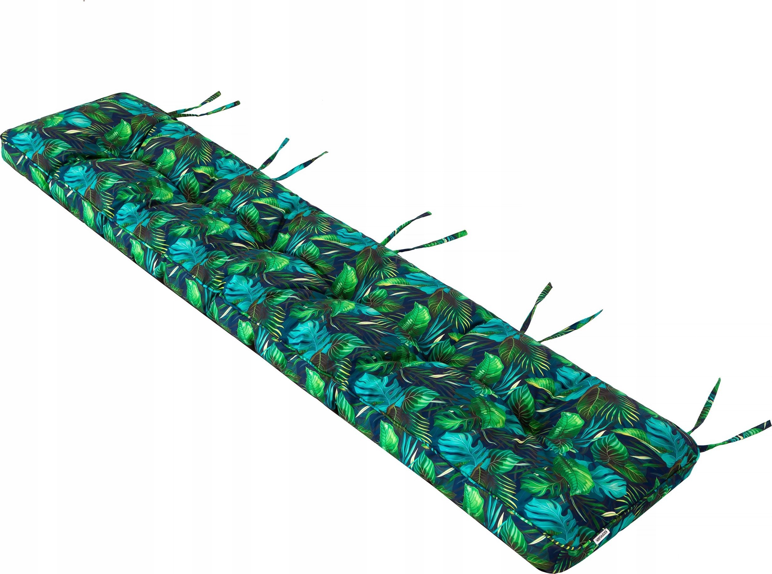 Hobbygarden 150 cm PODUSZKA ETNA 40 3D NIEBIESKIE LIŚCIE