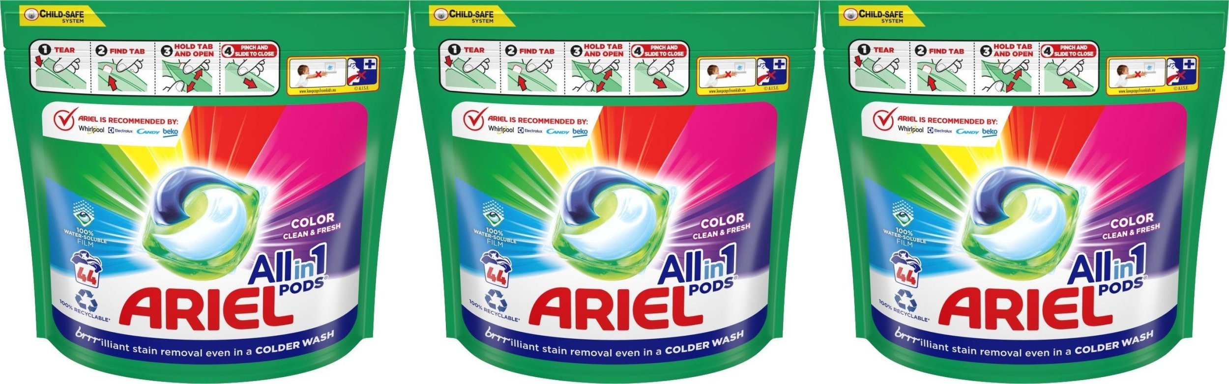 Ariel Kapsułki All-in-1 Color 132 szt.