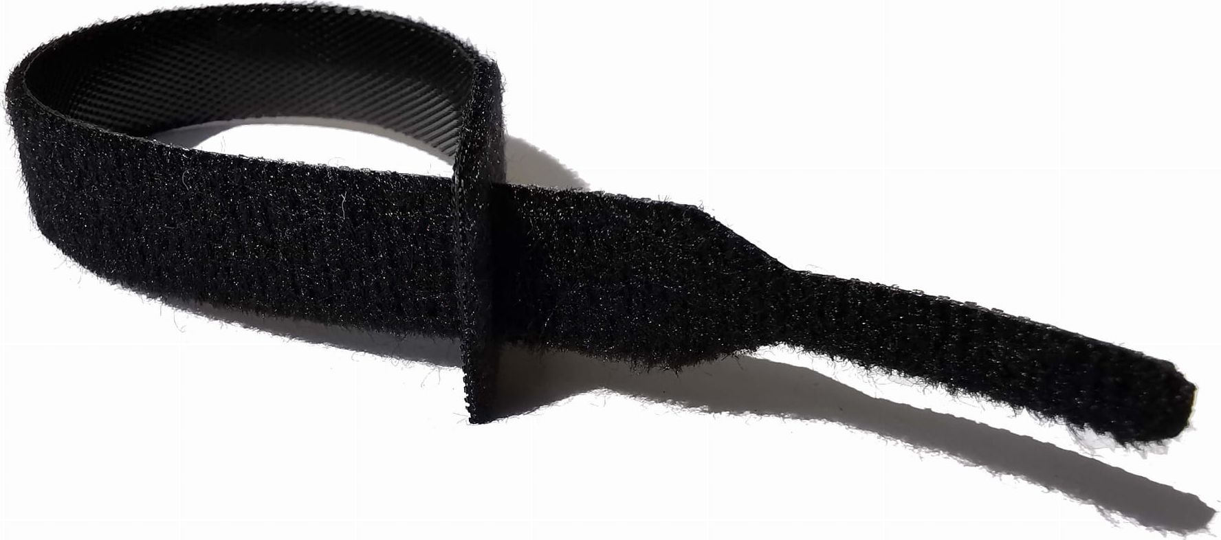 Organizer Wojtap Opaski rzepowe do kabli 20x125 mm - 10 szt Czarne