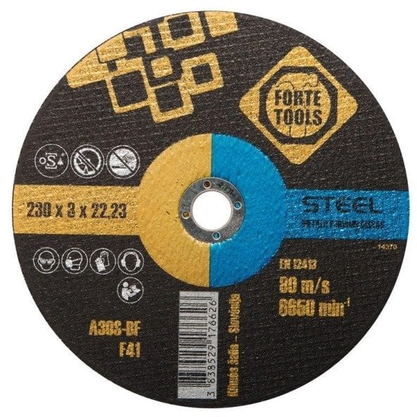 CUTTING BLADE 230X3.0X22.23 MMFORTE TOO