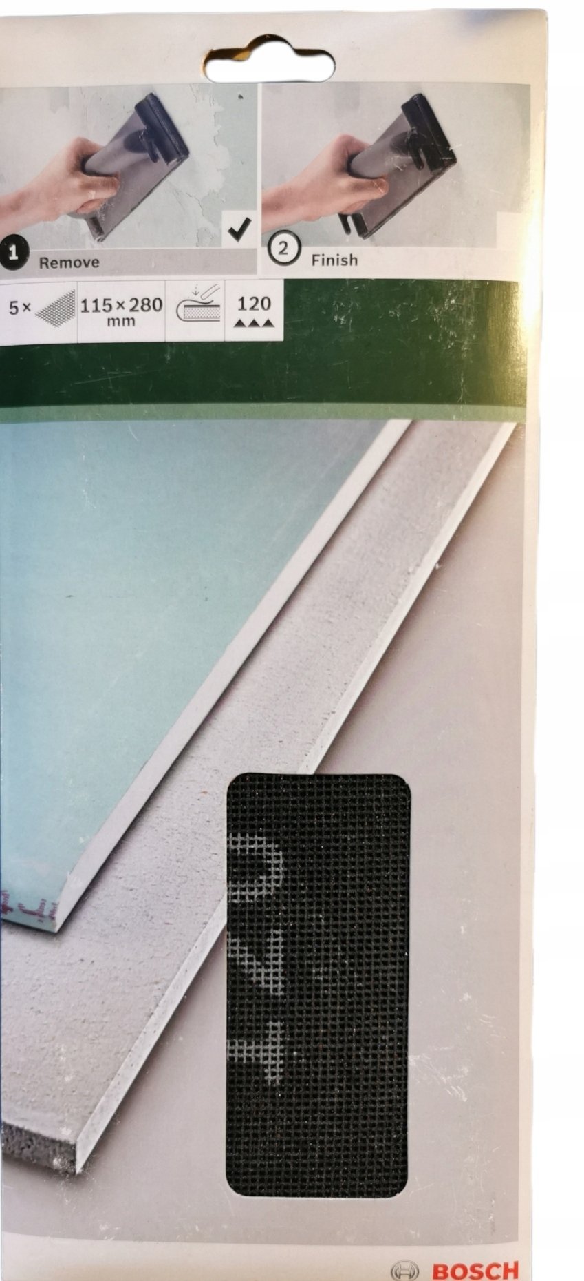 Bosch DIY siatka ścierna 115x280mm K120