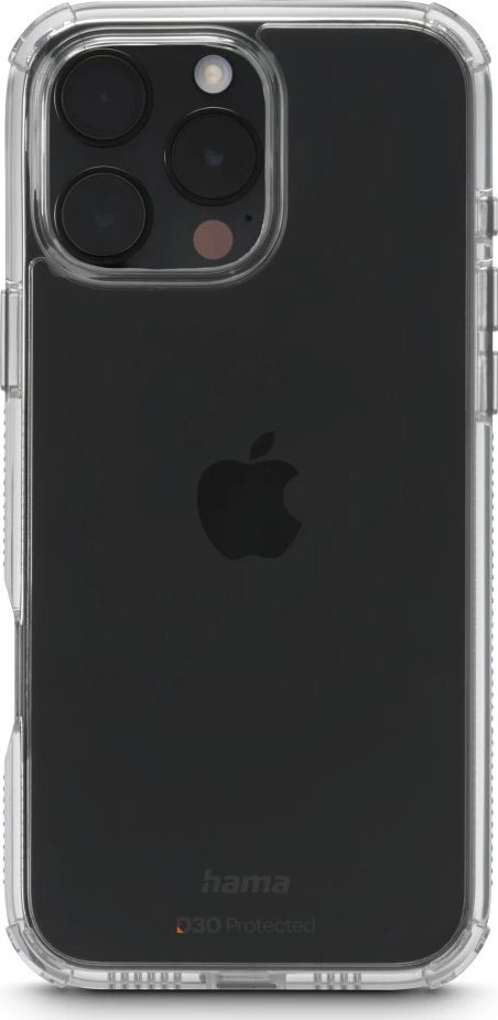 Hama EXTREME PROTECT D3O FUTERAŁ GSM DLA IPHONE 16 PRO MAX, PRZEŹROCZYSTY