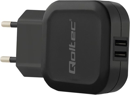 Ładowarka Qoltec 2x USB-A 2.4 A (50185)