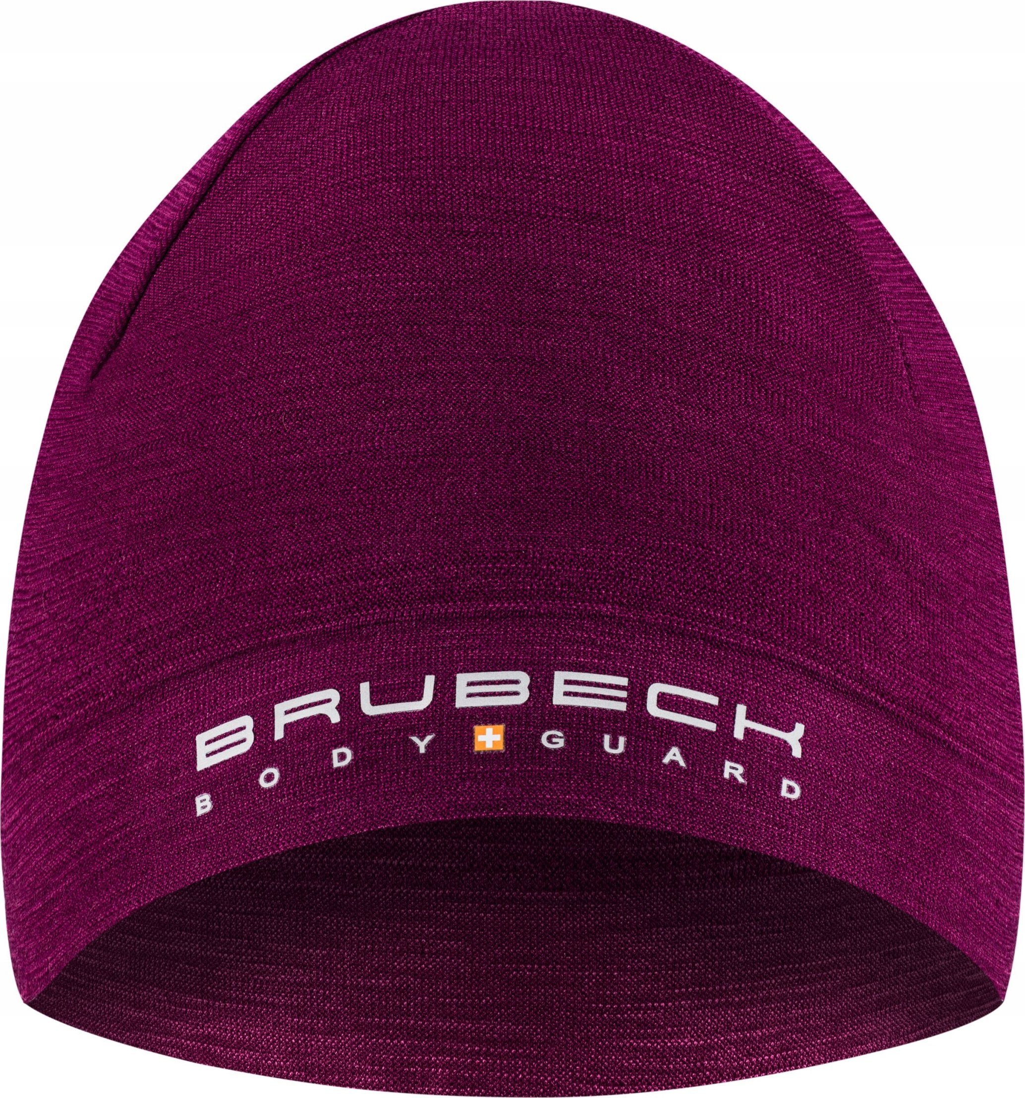 Brubeck HM10180 Czapka wełniana dwuwarstwowa unisex EXTREME WOOL śliwkowy L/XL