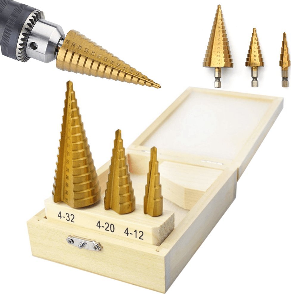 Wiertło Korbi WIERTŁA STOPNIOWO STOŻKOWE WIERTŁO TYTAN 4-32