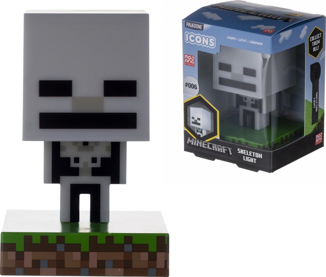 Paladone Oficjalna, licencjonowana mini-lampka z postacią z gry Minecraft - SKELETON